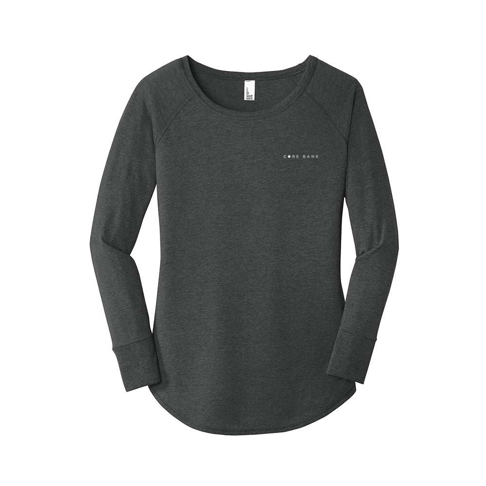 District Women's Perfect Tri Long Sleeve Tunic Tee