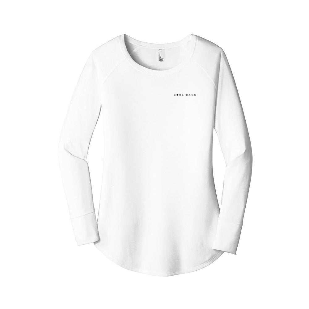 District Women's Perfect Tri Long Sleeve Tunic Tee