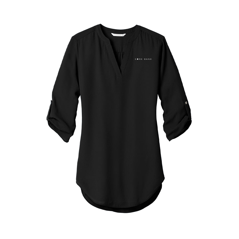 Port Authority Ladies 3/4-Sleeve Tunic Blouse