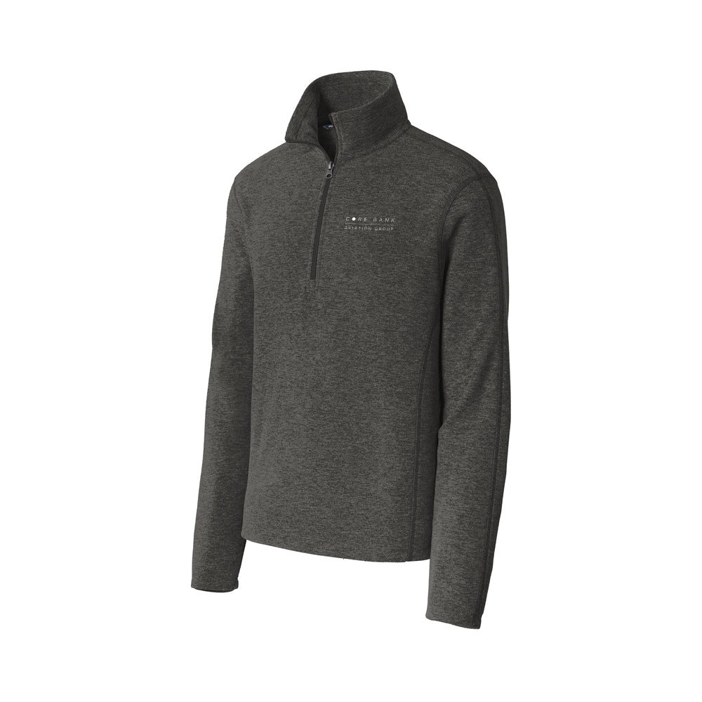 Port Authority Heather Microfleece 1/2-Zip Pullover