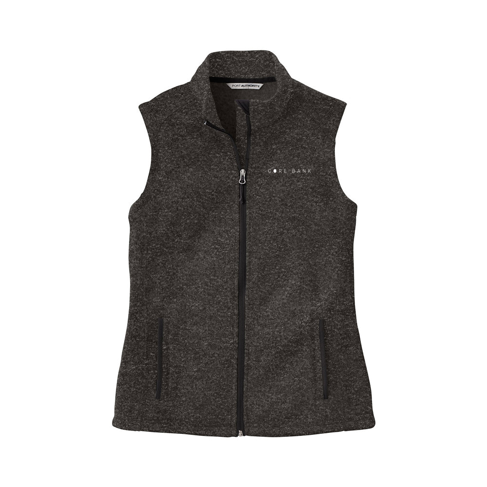 Port Authority Ladies Sweater Fleece Vest