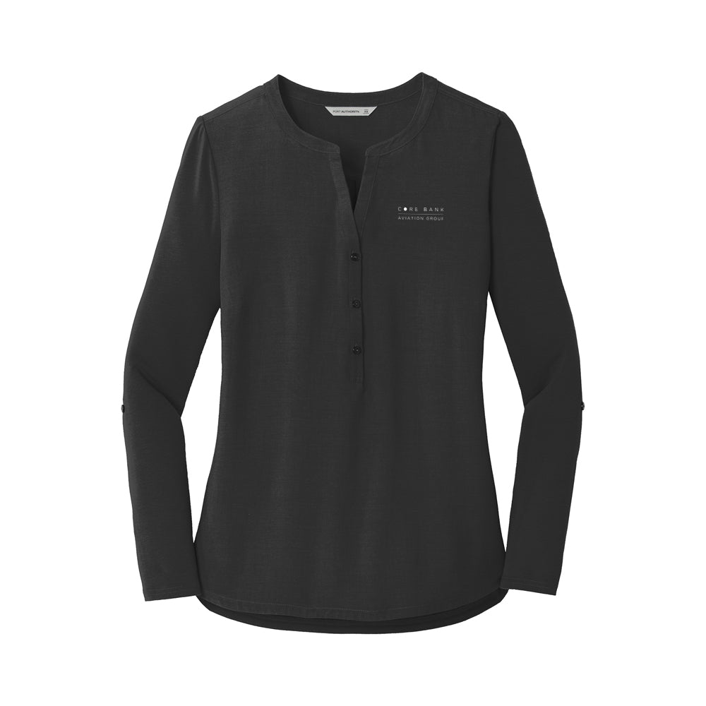 Port Authority Ladies Concept Henley Tunic