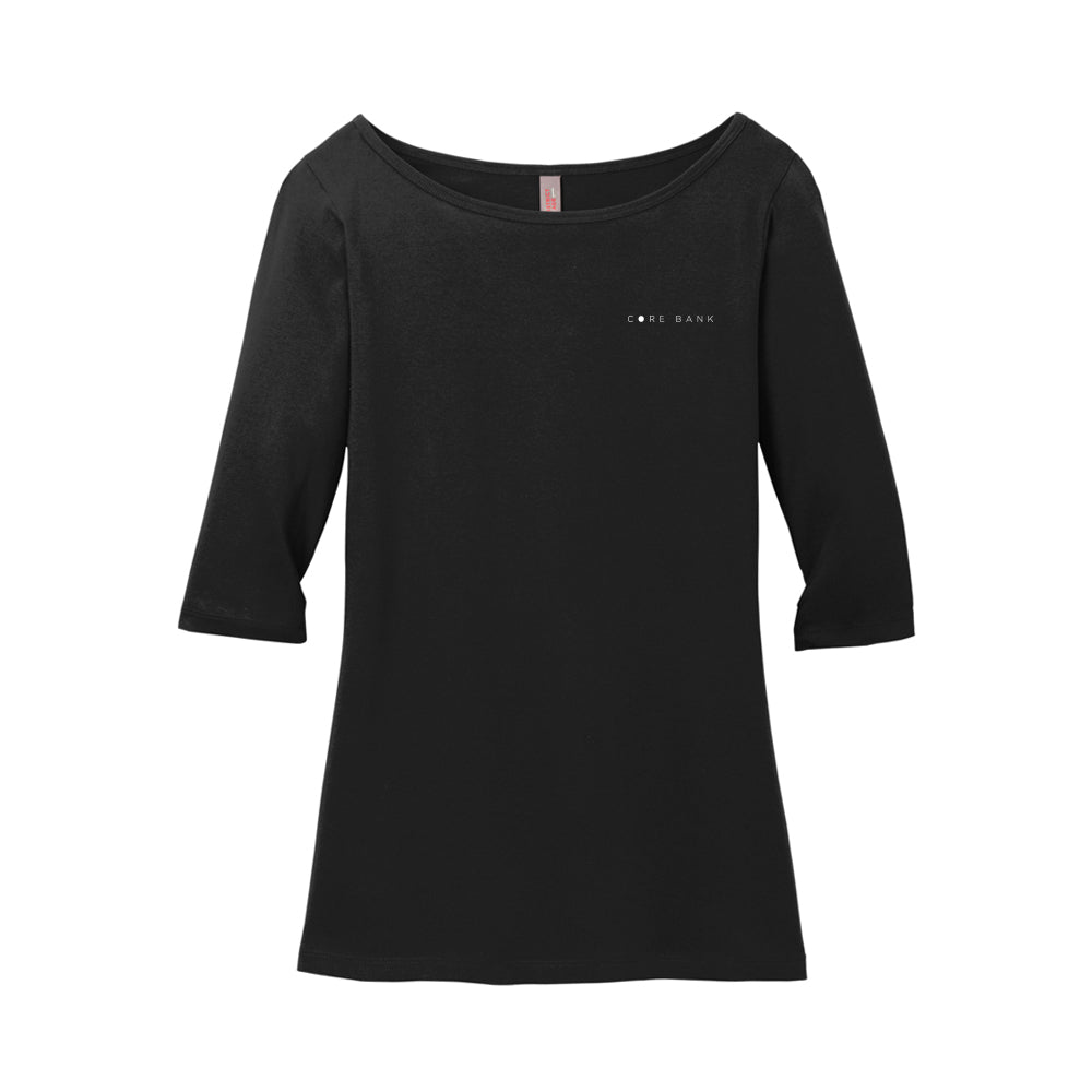 District Women's Perfect Weight 3/4-Sleeve Tee