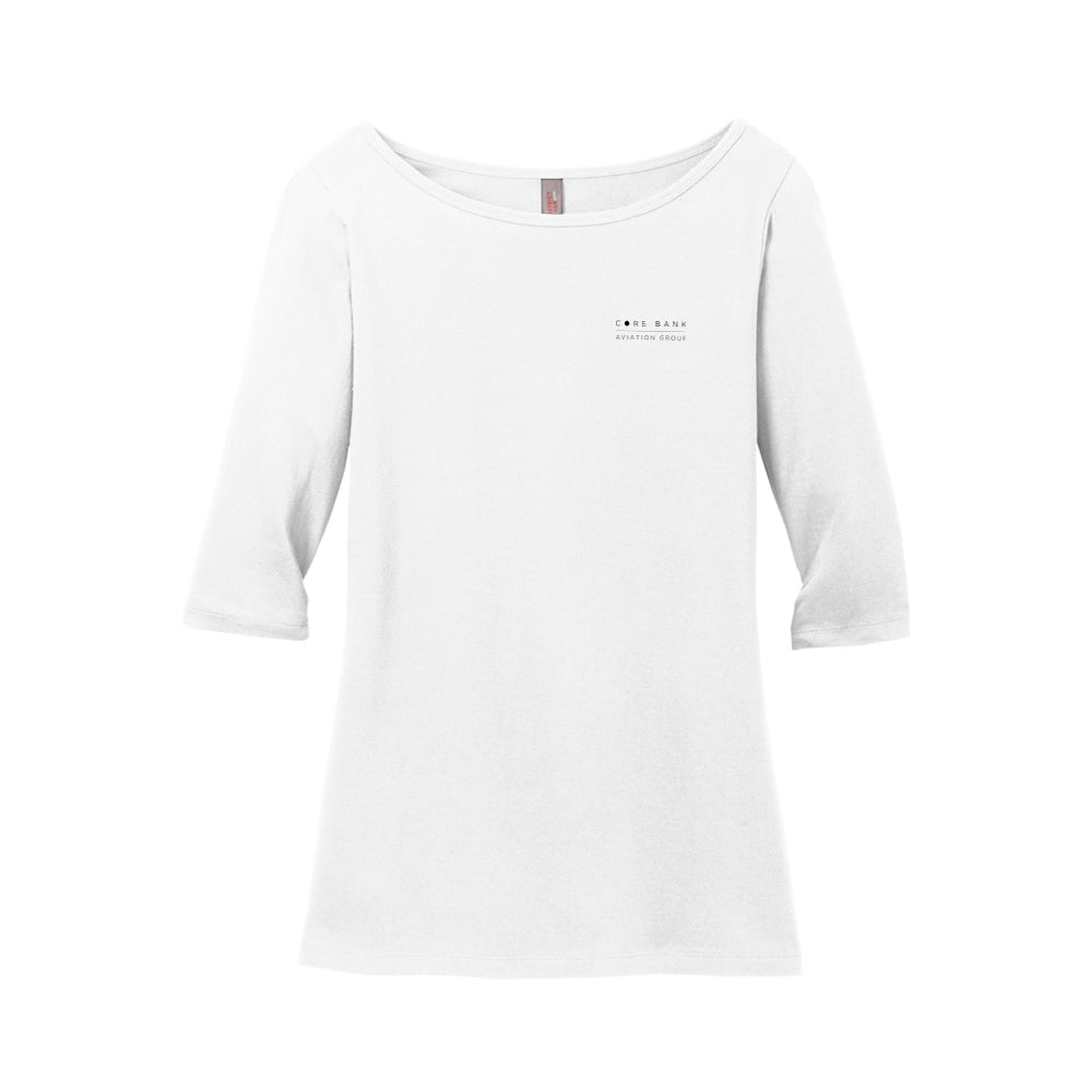 District Women's Perfect Weight 3/4-Sleeve Tee