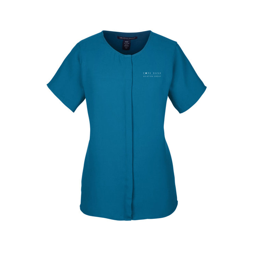 Ladies' Perfect Fit Short-Sleeve Crepe Blouse