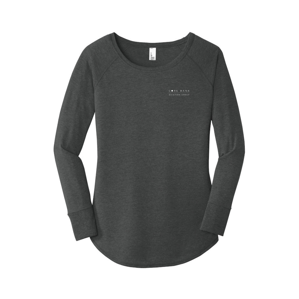 District Women's Perfect Tri Long Sleeve Tunic Tee