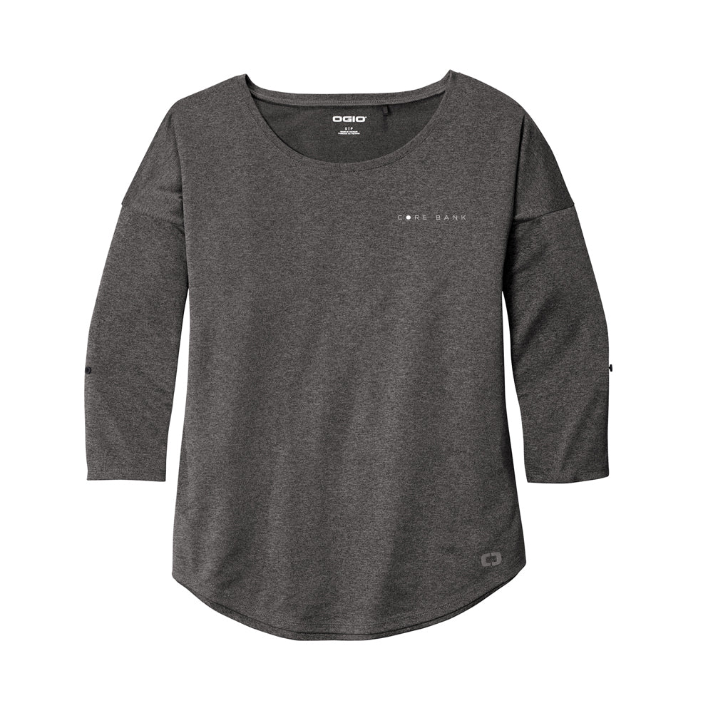 OGIO Ladies Gravitate Scoop 3/4-Sleeve