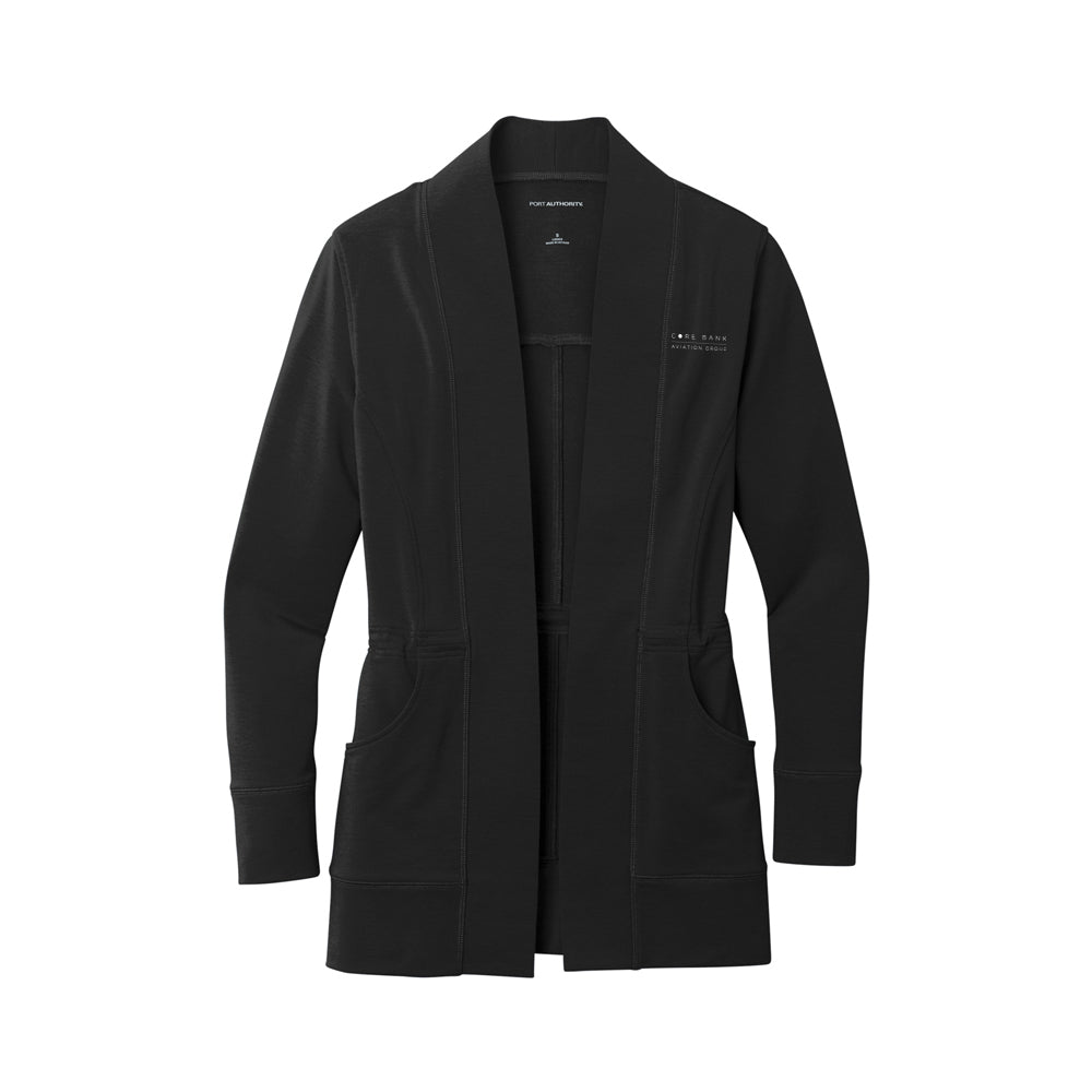 Port Authority Ladies Microterry Cardigan