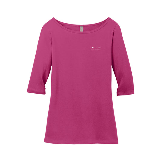 District Women's Perfect Weight 3/4-Sleeve Tee