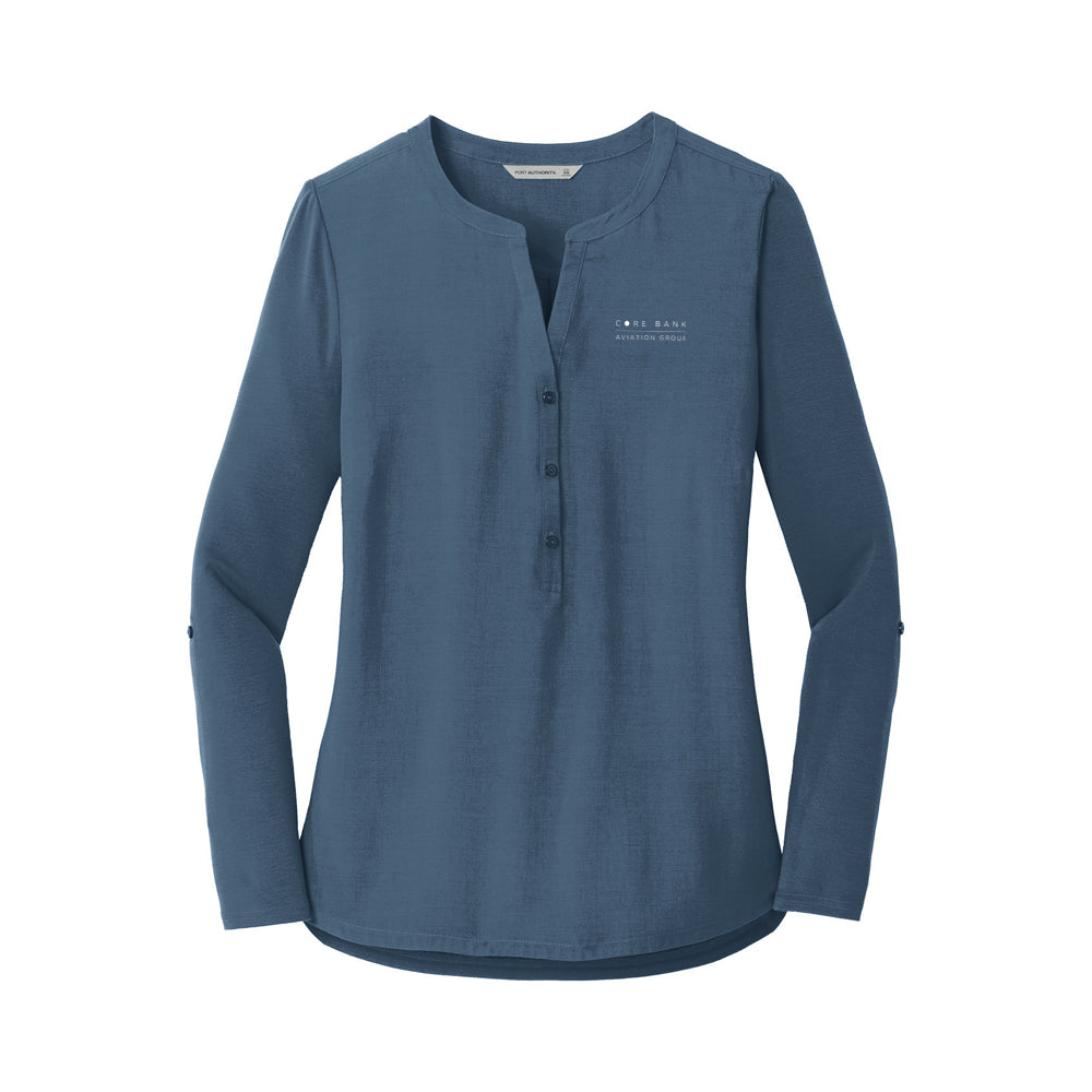 Port Authority Ladies Concept Henley Tunic