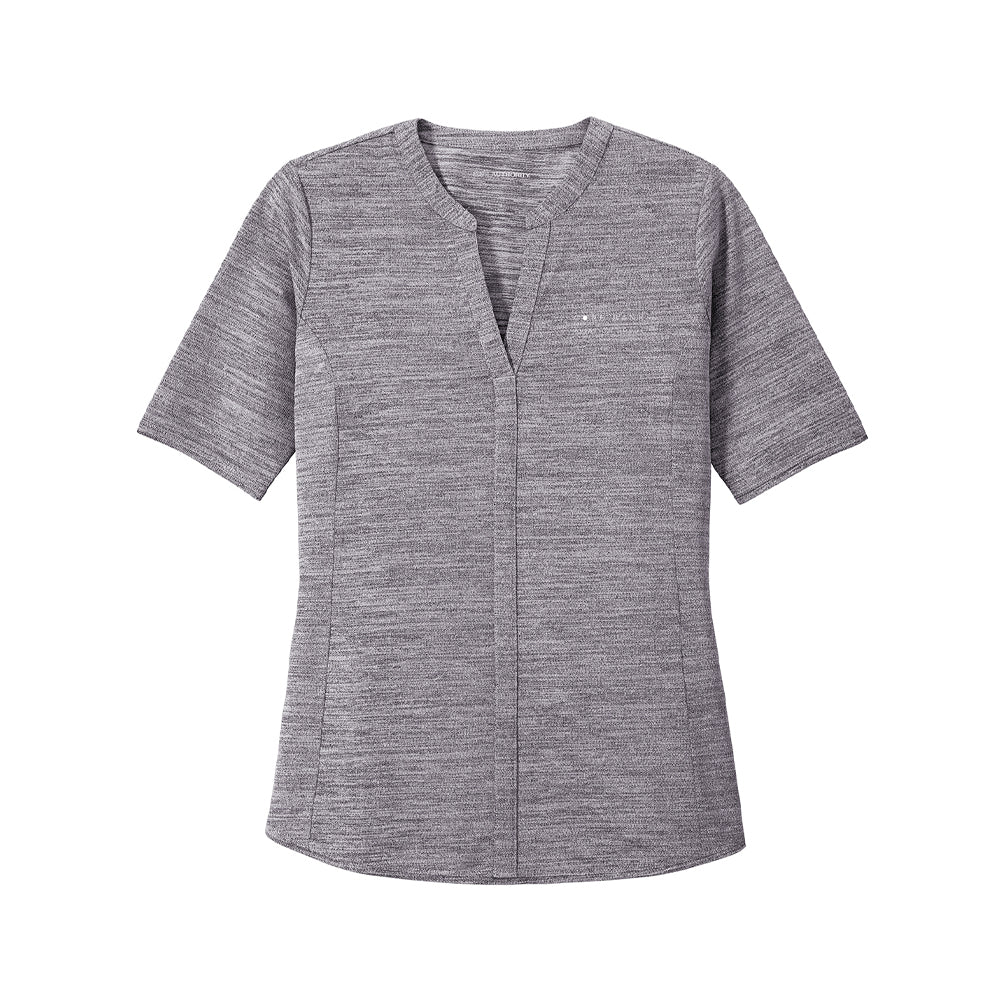 Port Authority Ladies Stretch Heather Open Neck Top