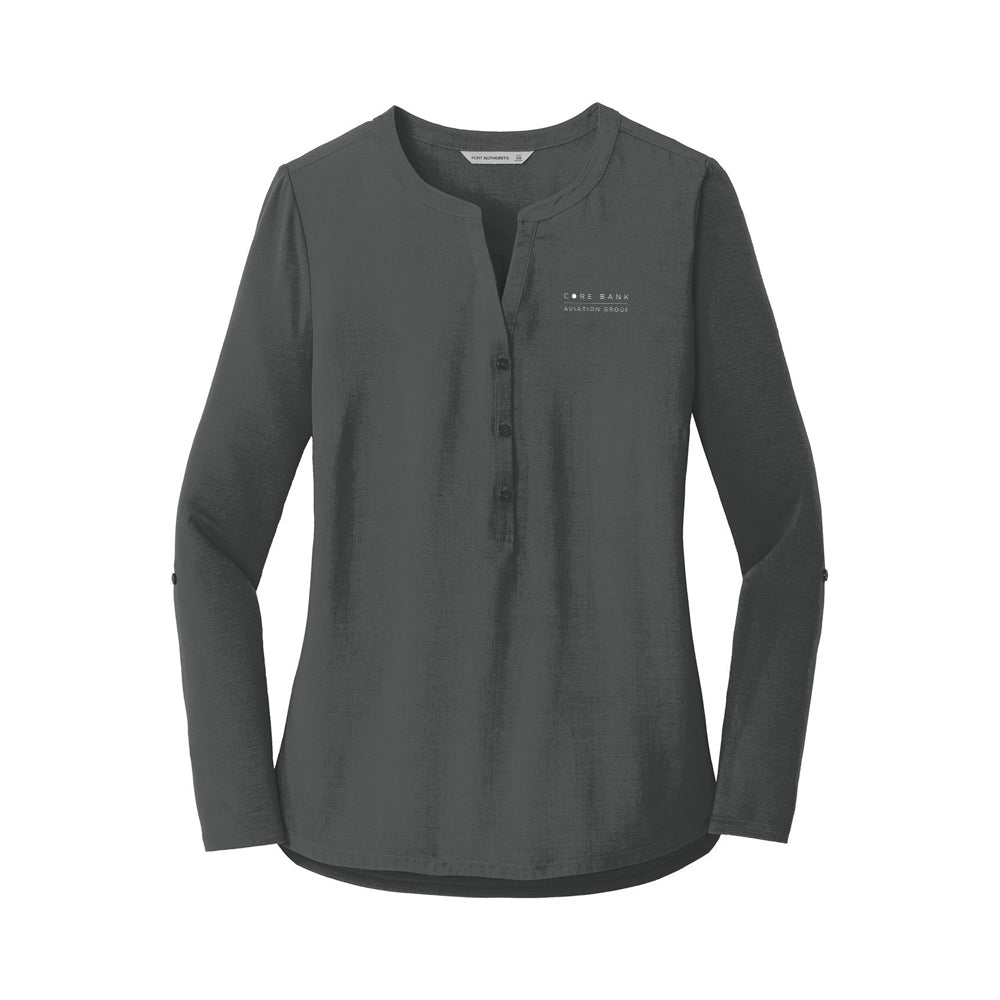 Port Authority Ladies Concept Henley Tunic