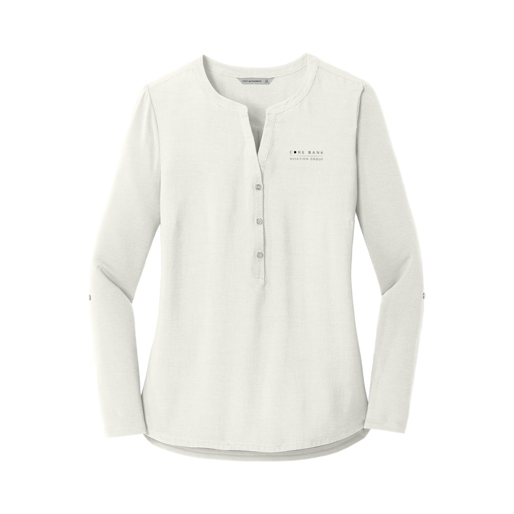 Port Authority Ladies Concept Henley Tunic