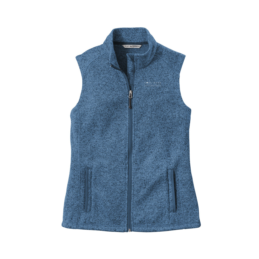 Port Authority Ladies Sweater Fleece Vest