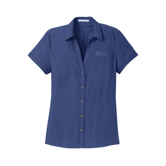 Port Authority Ladies Textured Camp Shirt