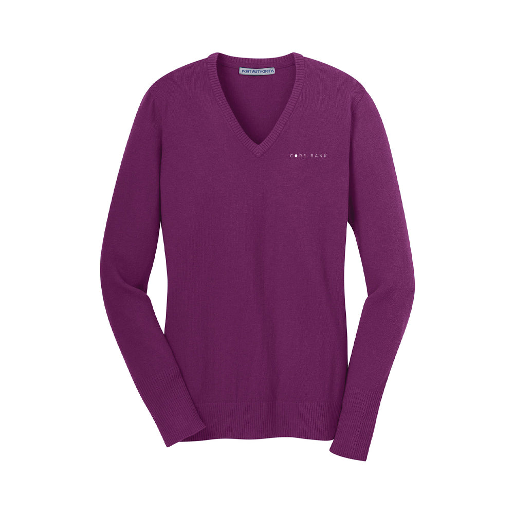 Port Authority Ladies V-Neck Sweater