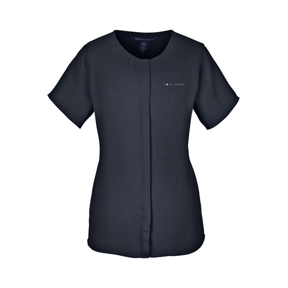 Ladies' Perfect Fit Short-Sleeve Crepe Blouse