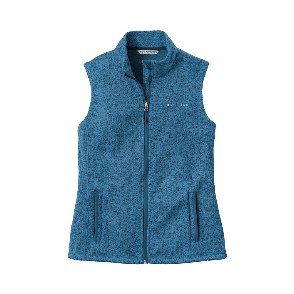 Port Authority Ladies Sweater Fleece Vest