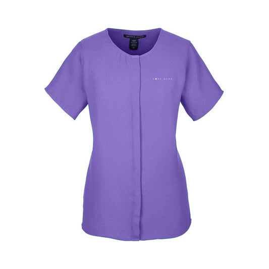 Ladies' Perfect Fit Short-Sleeve Crepe Blouse