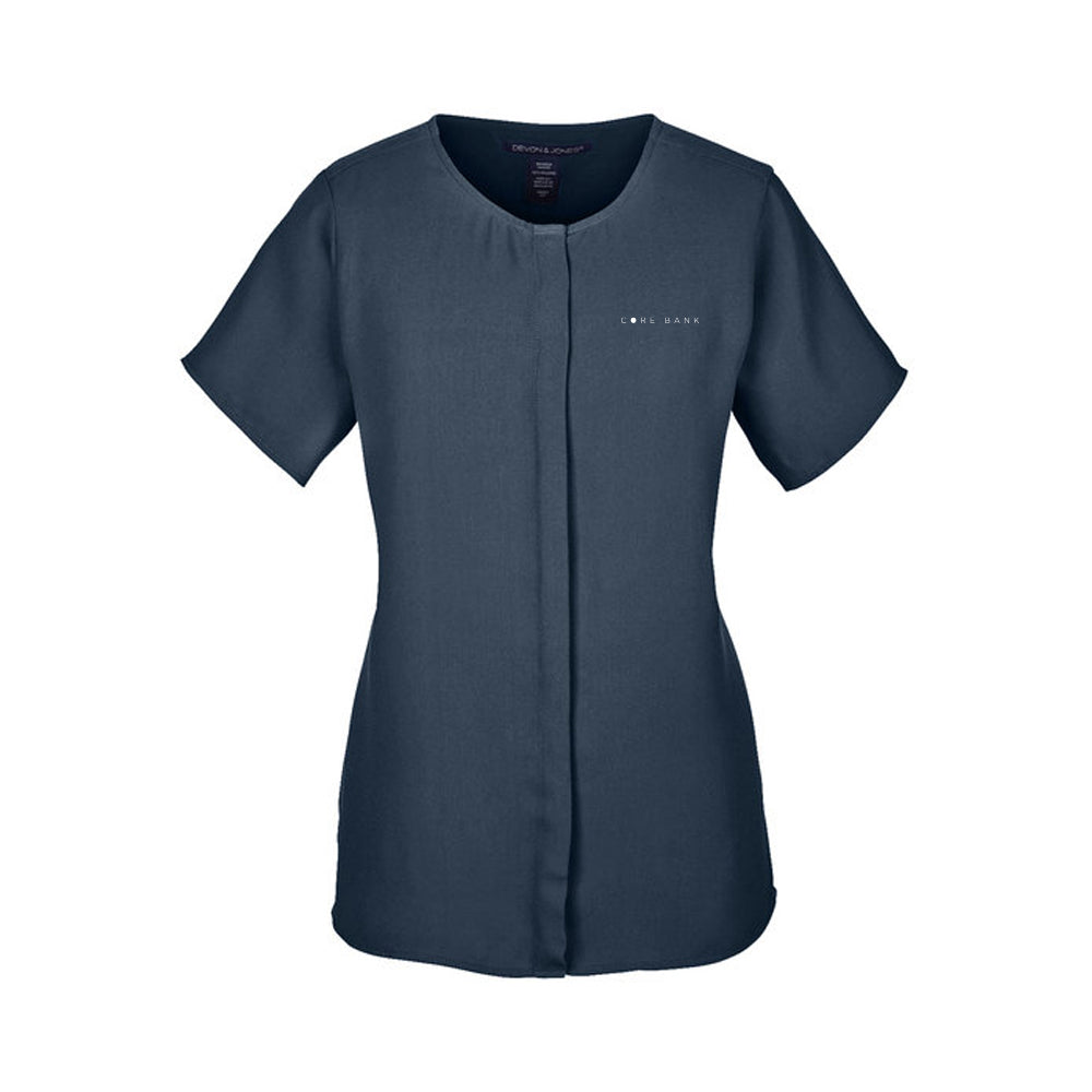 Ladies' Perfect Fit Short-Sleeve Crepe Blouse