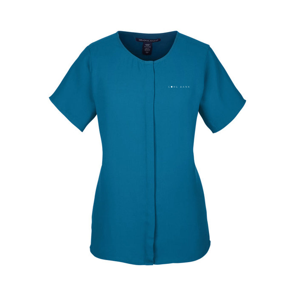 Ladies' Perfect Fit Short-Sleeve Crepe Blouse