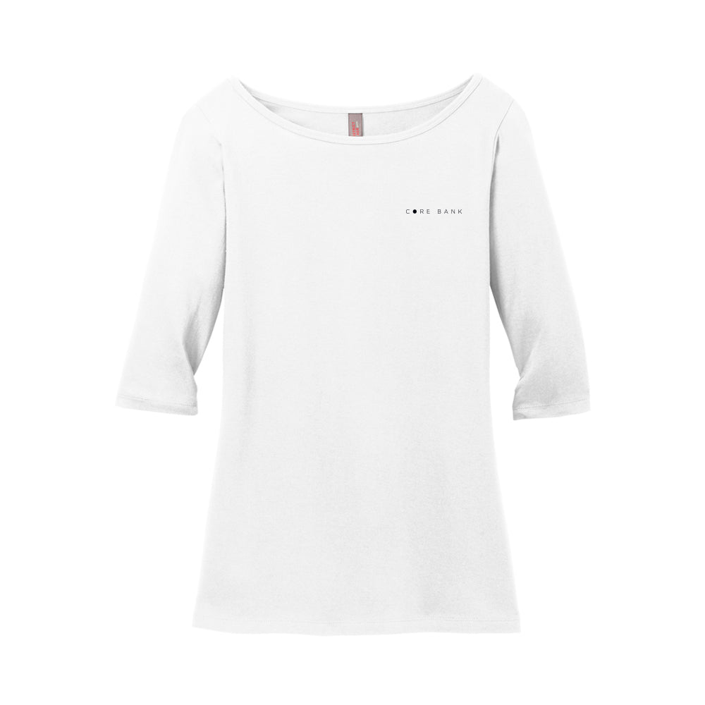 District Women's Perfect Weight 3/4-Sleeve Tee